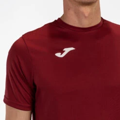 Maillot Manches Courtes Homme Joma Combi Bordeaux -Plein Air Équipement Magasin maillot manches courtes homme joma combi bordeaux 2