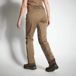 PANTALON CHASSE FEMME RESPIRANT 500 MARRON 11 PANTALON CHASSE FEMME RESPIRANT 500 MARRON -Plein Air Équipement Magasin pantalon chasse femme respirant 500 marron 1