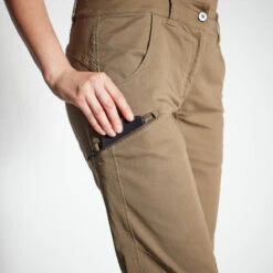 PANTALON CHASSE FEMME RESPIRANT 500 MARRON 13 PANTALON CHASSE FEMME RESPIRANT 500 MARRON -Plein Air Équipement Magasin pantalon chasse femme respirant 500 marron 3