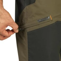 PANTALON CHASSE IMPERMÉABLE RENFORT VERT 520 -Plein Air Équipement Magasin pantalon chasse impermeable renfort vert 520 5