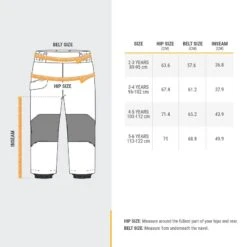 Quechua Pantalon Chaud Imperméable De Randonnée - SH500 MOUNTAIN - Enfant 2 - 6 Ans 15 Quechua Pantalon Chaud Imperméable De Randonnée - SH500 MOUNTAIN - Enfant 2 - 6 Ans -Plein Air Équipement Magasin pantalon chaud impermeable de randonnee sh500 mountain enfant 2 6 ans 3
