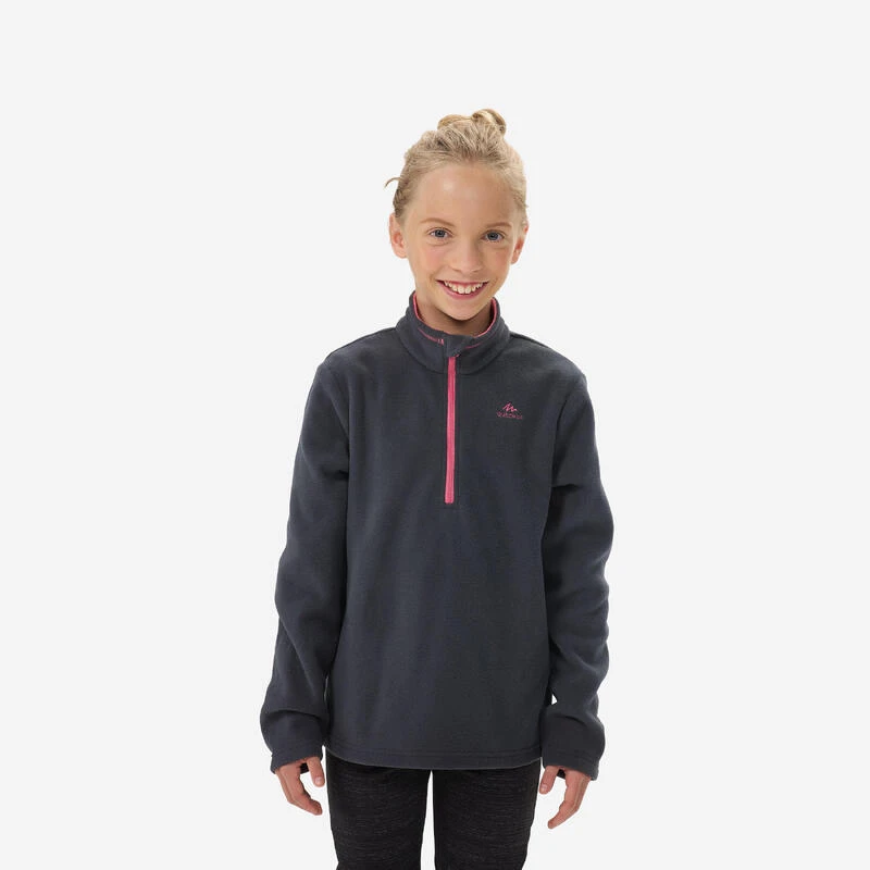 Quechua Polaire De Randonnée - MH100 Grise Foncée - Enfant 7-15 Ans 3 Quechua Polaire De Randonnée - MH100 Grise Foncée - Enfant 7-15 Ans