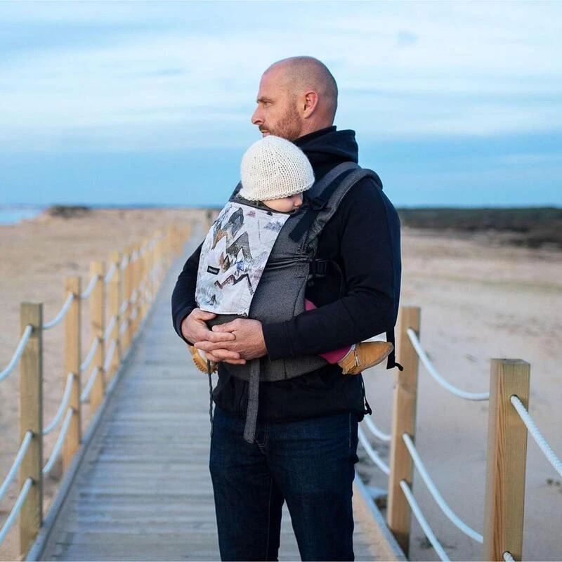 PORTE-BÉBÉ PHYSIOLOGIQUE EN COTON BIO - CLIPTSY - PRESCHOOL De 12 Kg à 5/6 Ans 5 PORTE-BÉBÉ PHYSIOLOGIQUE EN COTON BIO - CLIPTSY - PRESCHOOL De 12 Kg à 5/6 Ans – Image 3