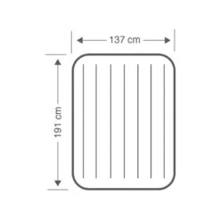 Intex Prestige Downy Full Airbed - Lit Gonflable - 191x137x25cm - Avec Accessoires -Plein Air Équipement Magasin prestige downy full airbed lit gonflable 191x137x25cm avec accessoires 3