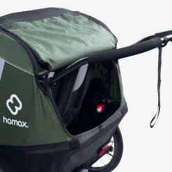 REMORQUE VELO HAMAX IXPLORER VERT -Plein Air Équipement Magasin remorque velo hamax ixplorer vert 3