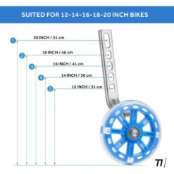 Roues D'entraînement Pour Vélo Pour Enfants De 12 à 20 Pouces - Noir -Plein Air Équipement Magasin roues dentrainement pour velo pour enfants de 12 a 20 pouces noir 2