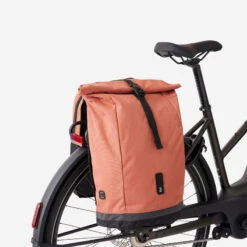 BTWIN SAC A DOS VELO POUR PORTE-BAGAGES DOUBLE 27 LITRES SEPIA 14 BTWIN SAC A DOS VELO POUR PORTE-BAGAGES DOUBLE 27 LITRES SEPIA -Plein Air Équipement Magasin sac a dos velo pour porte bagages double 27 litres sepia 2