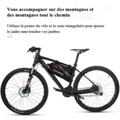 ROCKBROS Sacoche Cadre Vélo Imperméable Pratique Sac Guidon Vtt Tube 3,5L Haute Qualité -Plein Air Équipement Magasin sacoche cadre velo impermeable pratique sac guidon vtt tube 35l haute qualite 5