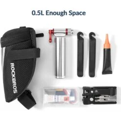 ROCKBROS Sacoche De Selle C28 Nylon Noir 9 ROCKBROS Sacoche De Selle C28 Nylon Noir -Plein Air Équipement Magasin sacoche de selle c28 nylon noir 2