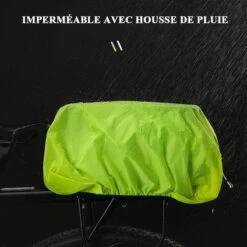 ROCKBROS Sacoche Vélo Porte-bagages Arrière Étanche Sac De Siège Housse De Pluie Noir 4L -Plein Air Équipement Magasin sacoche velo porte bagages arriere etanche sac de siege housse de pluie noir 4l 6