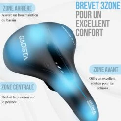 Selle Velo RUNA Confortable Fait Mains En ITALIE Technologie Brevetée 3ZONES 12 Selle Velo RUNA Confortable Fait Mains En ITALIE Technologie Brevetée 3ZONES -Plein Air Équipement Magasin selle velo runa confortable fait mains en italie technologie brevetee 3zones 3