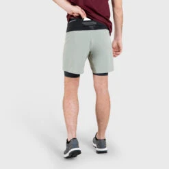 SHORT CUISSARD DE TRAIL RUNNING CONFORT HOMME KAKHI 14 SHORT CUISSARD DE TRAIL RUNNING CONFORT HOMME KAKHI -Plein Air Équipement Magasin short cuissard de trail running confort homme kakhi 4