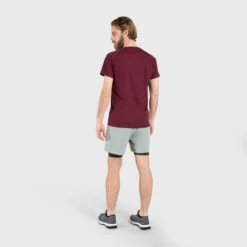 SHORT CUISSARD DE TRAIL RUNNING CONFORT HOMME KAKHI 15 SHORT CUISSARD DE TRAIL RUNNING CONFORT HOMME KAKHI -Plein Air Équipement Magasin short cuissard de trail running confort homme kakhi 5
