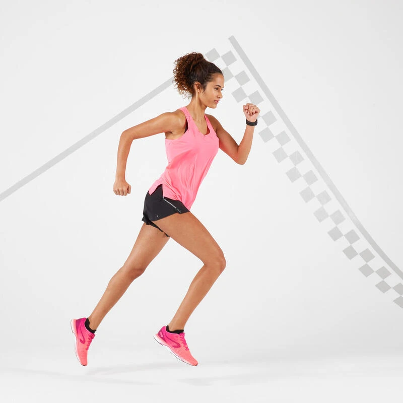 SHORT RUNNING FEMME LÉGER KIPRUN LIGHT NOIR 4 SHORT RUNNING FEMME LÉGER KIPRUN LIGHT NOIR – Image 2