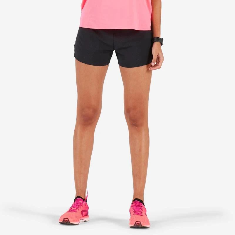 SHORT RUNNING FEMME LÉGER KIPRUN LIGHT NOIR 3 SHORT RUNNING FEMME LÉGER KIPRUN LIGHT NOIR