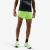 SHORT RUNNING HOMME KIPRUN SPLIT JAUNE -Plein Air Équipement Magasin short running homme kiprun split jaune
