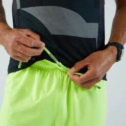 SHORT RUNNING HOMME KIPRUN SPLIT JAUNE -Plein Air Équipement Magasin short running homme kiprun split jaune 5