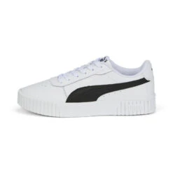 Sneakers Carina 2.0 Femme PUMA White Black Silver Gray -Plein Air Équipement Magasin sneakers carina 20 femme puma white black silver gray 5