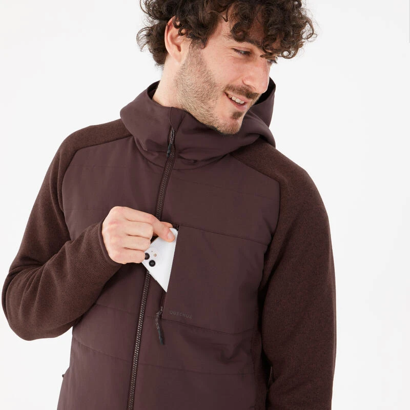 Quechua Sweat à Capuche De Randonnée - NH500 Hybride - Homme 7 Quechua Sweat à Capuche De Randonnée - NH500 Hybride - Homme – Image 5