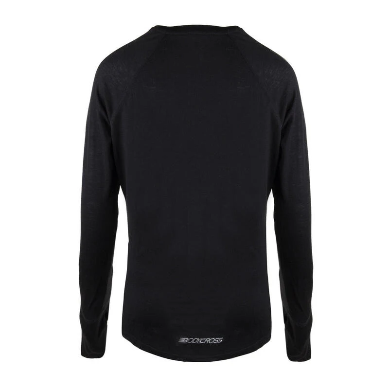 T-shirt De Running Manches Longue Tencel™ Et Laine Mérinos Ines 5 T-shirt De Running Manches Longue Tencel™ Et Laine Mérinos Ines – Image 3