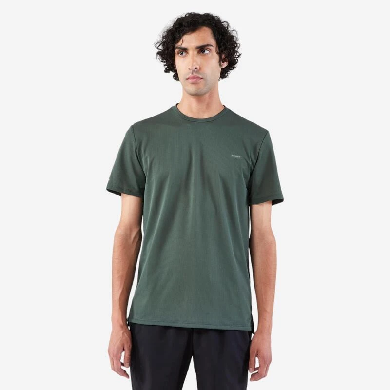 T-shirt De Running Respirant Homme - KIPRUN Run 500 Dry Vert Foncé Grisé 3 T-shirt De Running Respirant Homme - KIPRUN Run 500 Dry Vert Foncé Grisé