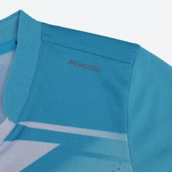 T-shirt De Tennis De Table TTP 560 Enfant Bleu Blanc -Plein Air Équipement Magasin t shirt de tennis de table ttp 560 enfant bleu blanc 3