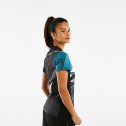 T-shirt De Tennis De Table TTP560 Femme Noir Bleu 12 T-shirt De Tennis De Table TTP560 Femme Noir Bleu -Plein Air Équipement Magasin t shirt de tennis de table ttp560 femme noir bleu 4
