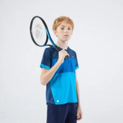 Artengo T-shirt De Tennis Garcon - TTS Dry Bleu 10 Artengo T-shirt De Tennis Garcon - TTS Dry Bleu -Plein Air Équipement Magasin t shirt de tennis garcon tts dry bleu 3
