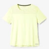Kalenji T-shirt Respirant Running Femme - Dry+ Breath Jaune Fluo 2 Kalenji T-shirt Respirant Running Femme - Dry+ Breath Jaune Fluo -Plein Air Équipement Magasin t shirt respirant running femme dry breath jaune fluo