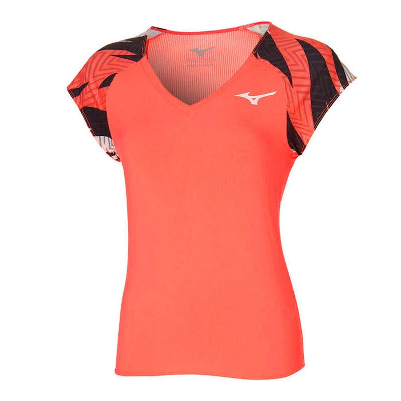 T-shirt Rose Femme Technique Mizuno 62GA 3 T-shirt Rose Femme Technique Mizuno 62GA