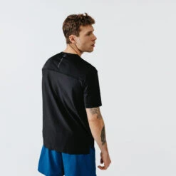 Kalenji T-shirt Running Respirant Et Ventilé Homme - Dry+ Breath Noir -Plein Air Équipement Magasin t shirt running respirant et ventile homme dry breath noir 2