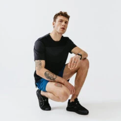 Kalenji T-shirt Running Respirant Et Ventilé Homme - Dry+ Breath Noir -Plein Air Équipement Magasin t shirt running respirant et ventile homme dry breath noir 4