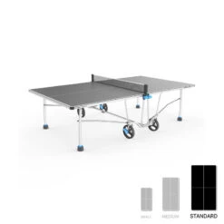 TABLE DE PING PONG EXTÉRIEURE PPT 530.2 GRISE 14 TABLE DE PING PONG EXTÉRIEURE PPT 530.2 GRISE -Plein Air Équipement Magasin table de ping pong exterieure ppt 5302 grise 3