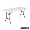 Table Rectangulaire Valise Pliante En Deux (183 X 70 Cm) LIFETIME #80642 -Plein Air Équipement Magasin table rectangulaire valise pliante en deux 183 x 70 cm lifetime 80642