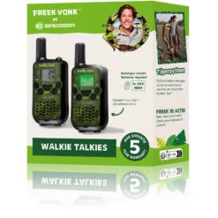 Talkie Walkie FREEK VONK X BRESSER Version Camouflée Avec Des Distances De 6 Km -Plein Air Équipement Magasin talkie walkie freek vonk x bresser version camouflee avec des distances de 6 km 6