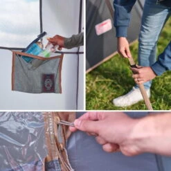 Tente Coleman 8 Personnes Octagon Gris 14 Tente Coleman 8 Personnes Octagon Gris -Plein Air Équipement Magasin tente coleman 8 personnes octagon gris 5