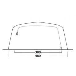 Tente Gonflable Outwell Jacksondale 7PA 11 Tente Gonflable Outwell Jacksondale 7PA -Plein Air Équipement Magasin tente gonflable outwell jacksondale 7pa 4