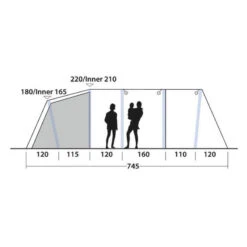 Tente Gonflable Outwell Knightdale 8PA -Plein Air Équipement Magasin tente gonflable outwell knightdale 8pa 3