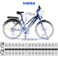 Vélo Électrique Urbanbiker VTC Viena 23 Bleu, Roues 26",960Wh (48v 20Ah) 15 Vélo Électrique Urbanbiker VTC Viena 23 Bleu, Roues 26",960Wh (48v 20Ah) -Plein Air Équipement Magasin velo electrique urbanbiker vtc viena 23 bleu roues 26960wh 48v 20ah 6
