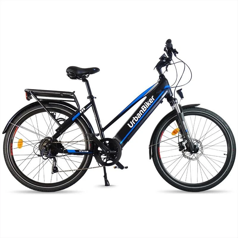 Vélo Électrique Urbanbiker VTC Viena 23 Bleu, Roues 26",960Wh (48v 20Ah) 3 Vélo Électrique Urbanbiker VTC Viena 23 Bleu, Roues 26",960Wh (48v 20Ah)