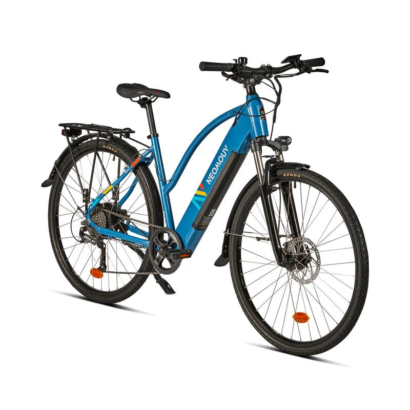Vélo Tout Chemin électrique - NEOMOUV RAIPON - Bleu Métallisé 4 Vélo Tout Chemin électrique - NEOMOUV RAIPON - Bleu Métallisé – Image 2