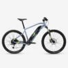 Rockrider Vélo VTT électrique Semi-rigide 27'5", E-ST 100 BLEU -Plein Air Équipement Magasin velo vtt electrique semi rigide 275 e st 100 bleu
