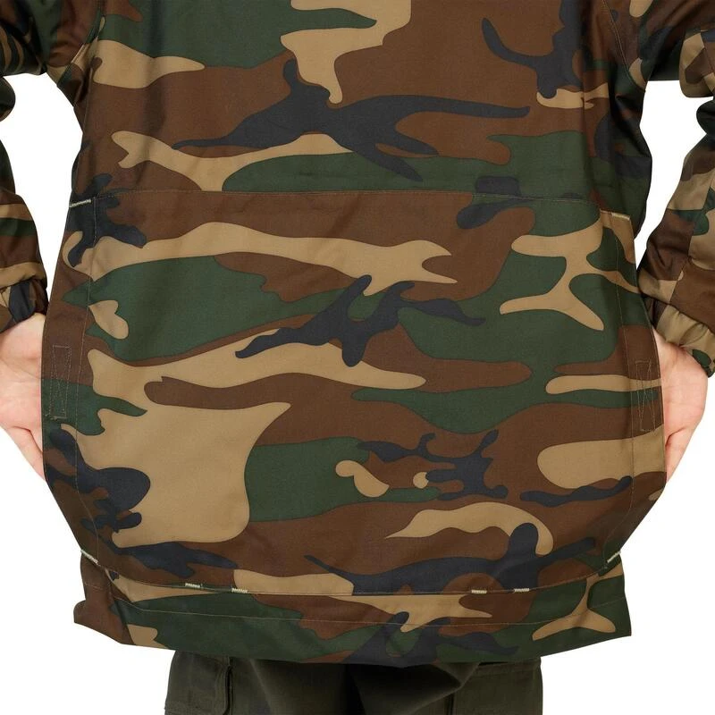 Veste Chasse Chaude 100 Junior Camouflage Vert 11 Veste Chasse Chaude 100 Junior Camouflage Vert – Image 9
