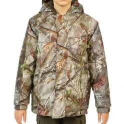 VESTE CHASSE CHAUDE ET IMPERMÉABLE SIBIR 300 JUNIOR CAMOUFLAGE KAMO-BR -Plein Air Équipement Magasin veste chasse chaude et impermeable sibir 300 junior camouflage kamo br 5