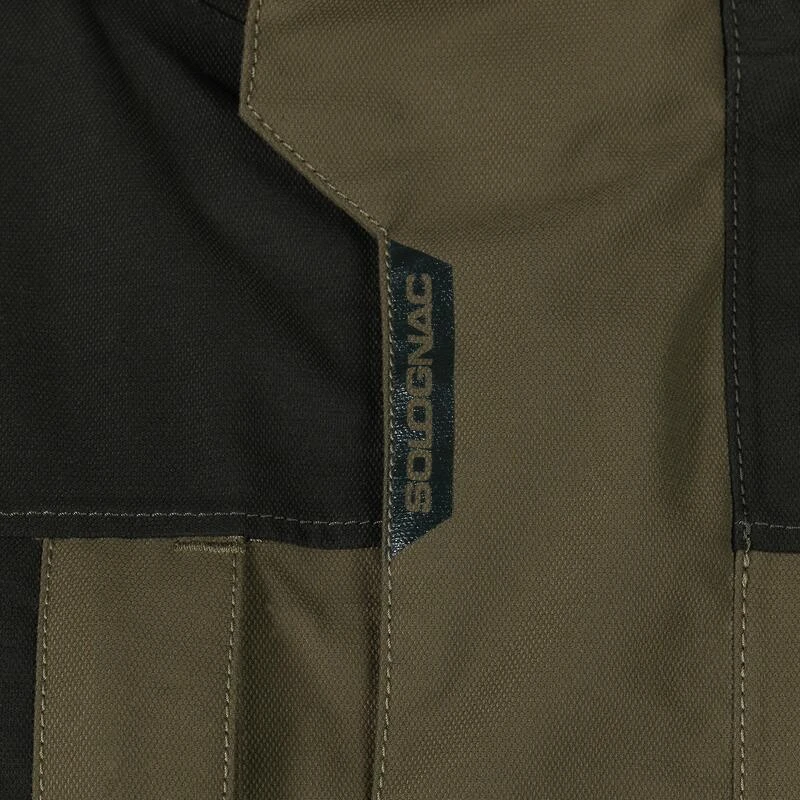 VESTE CHASSE IMPERMEABLE RENFORT VERTE 500 8 VESTE CHASSE IMPERMEABLE RENFORT VERTE 500 – Image 6