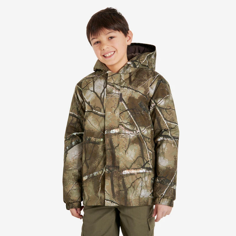 VESTE CHAUDE JUNIOR 100 CAMOUFLAGE TREEMETIC 4 VESTE CHAUDE JUNIOR 100 CAMOUFLAGE TREEMETIC – Image 2