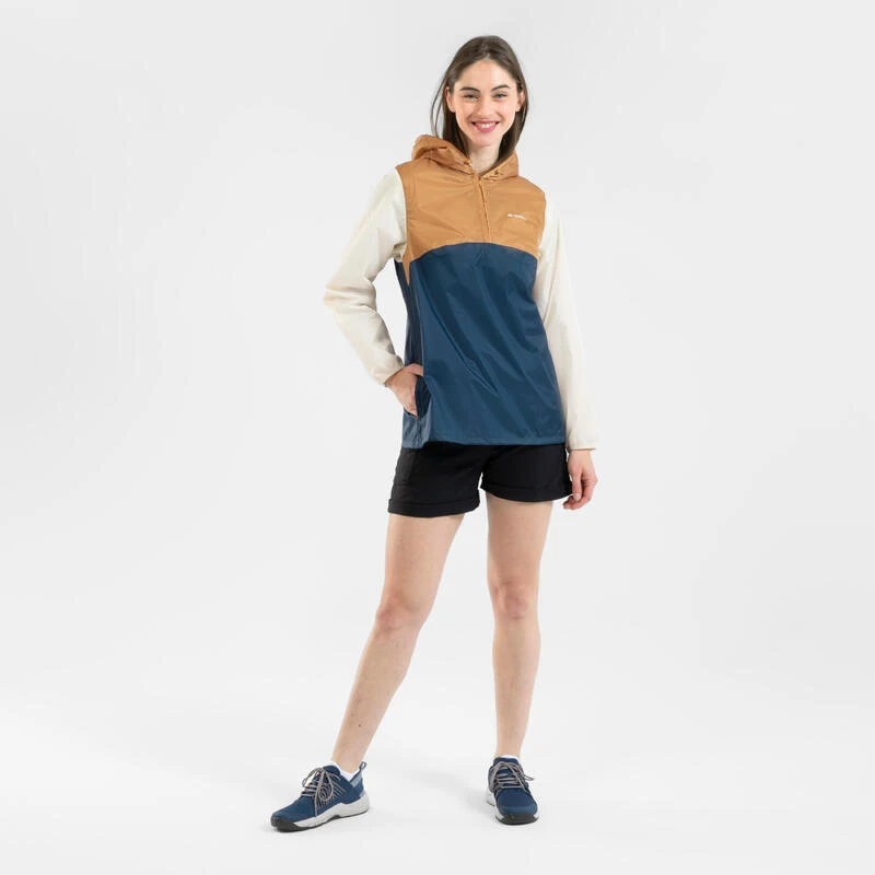 Quechua Veste Coupe Vente Et Déperlante De Randonnée - Raincut 1/2 Zip - Femme 5 Quechua Veste Coupe Vente Et Déperlante De Randonnée - Raincut 1/2 Zip - Femme – Image 3