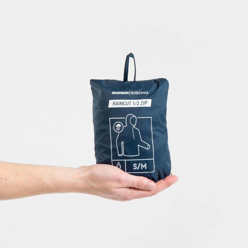 Quechua Veste Coupe Vente Et Déperlante De Randonnée - Raincut 1/2 Zip - Femme 6 Quechua Veste Coupe Vente Et Déperlante De Randonnée - Raincut 1/2 Zip - Femme – Image 4