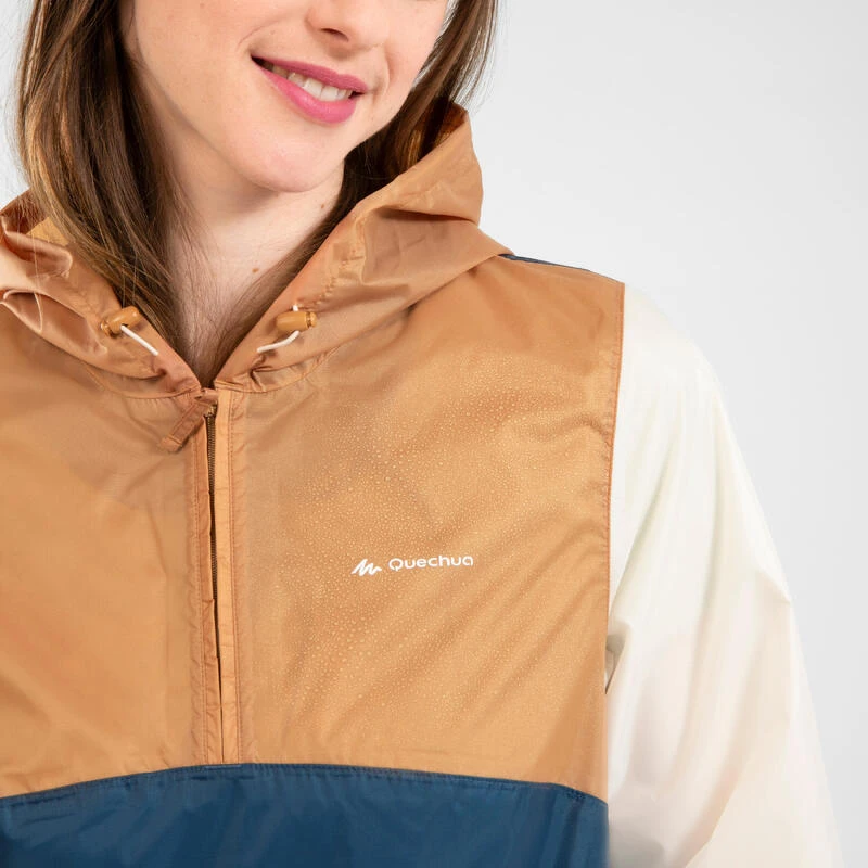 Quechua Veste Coupe Vente Et Déperlante De Randonnée - Raincut 1/2 Zip - Femme 10 Quechua Veste Coupe Vente Et Déperlante De Randonnée - Raincut 1/2 Zip - Femme – Image 8