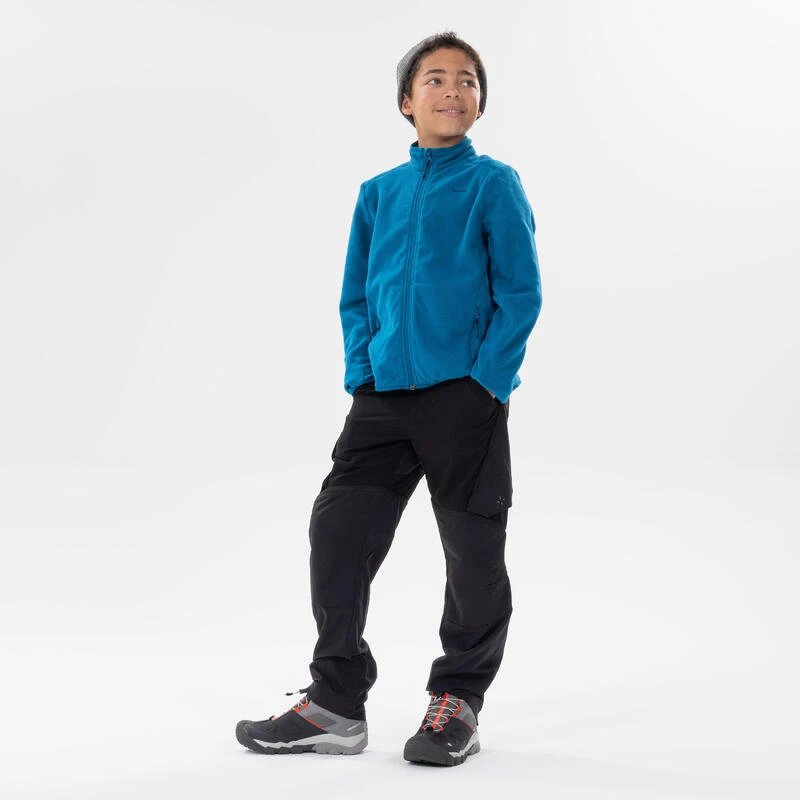 Quechua Veste Polaire De Randonnée - MH150 Bleue - Enfant 7-15 Ans 5 Quechua Veste Polaire De Randonnée - MH150 Bleue - Enfant 7-15 Ans – Image 3